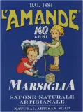 Мыло L'Amande Marseille Natural Artisanal марсельское ручной работы, 300 г — фото 1