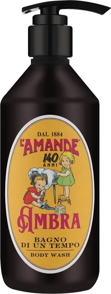 L'Amande L'Amande Amber Body Wash - Расслабляющий гель-пенка для душа и ванны Амбра, 470 мл