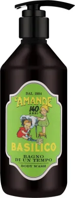 L'Amande L'Amande Basil Body Wash - Восстанавливающий гель-пенка для душа и ванны Базилик, 470 мл