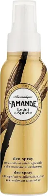 Дезодорант-спрей L'Amande древесно-пряный аромат без спирта