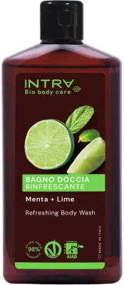 Intra Intra Mint & Lime Shower Gel - Освежающий гель для душа Мята и лайм, 400 мл