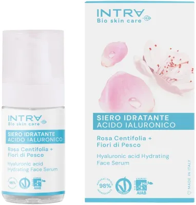 Сыворотка для лица Intra Rosa Centifolia & Fiori di Pesco с гиалуроновой кислотой, увлажняющая, 30 мл