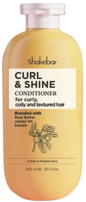 Кондиционер для кудрявых, волнистых и текстурированных волос Shakebar Curl & Shine Conditioner, 300 мл