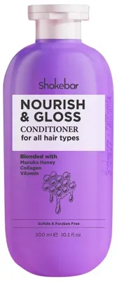 Питательный кондиционер для сияния волос Shakebar Nourish & Gloss Conditioner, 300 мл