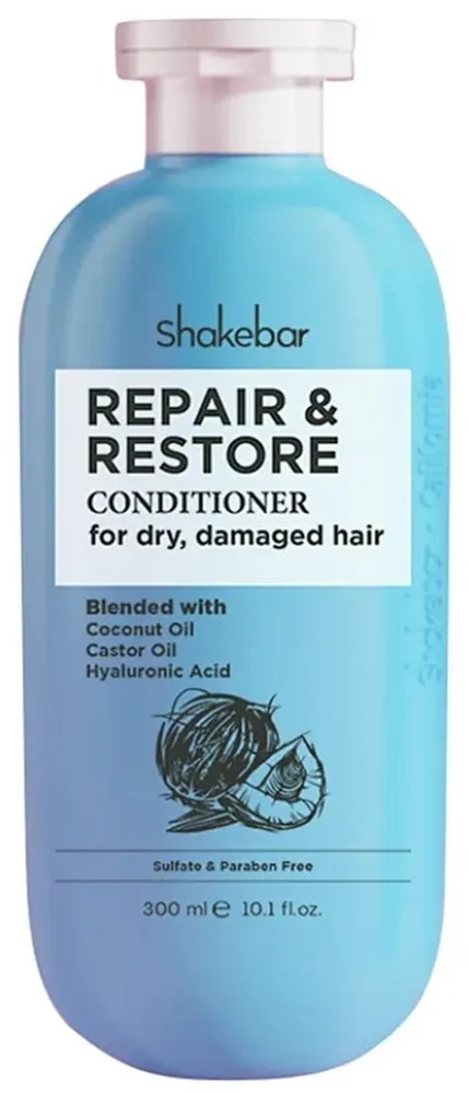 Восстанавливающий кондиционер для сухих и повреждённых волос Shakebar Repair & Restore Conditioner, 300 мл