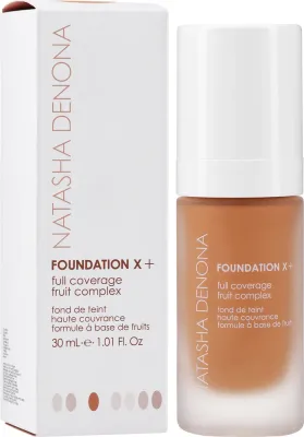 Тональный флюид Natasha Denona Foundation X+ Full Coverage Fruit Complex кроющий стойкий, 30 мл