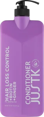 Кондиционер против выпадения волос с биотином и имбирём JustK Biotin & Ginger Hair Loss Control Conditioner