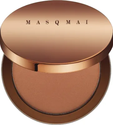 Бронзер для лица Masqmai Terra Bronzer с золотистым шиммером, 8 г