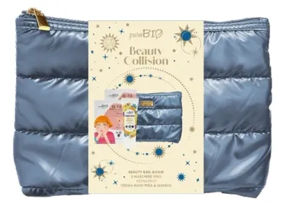 Набор PuroBio Cosmetics Beauty Bag Altair питательный крем для рук с маслом манго 50 мл альгинатная маска 2 шт по 13 г и косметичка