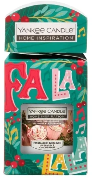 Набор Yankee Candle Fa La La La ароматическая свеча в стекле Candy Cane Milkshake 104 г