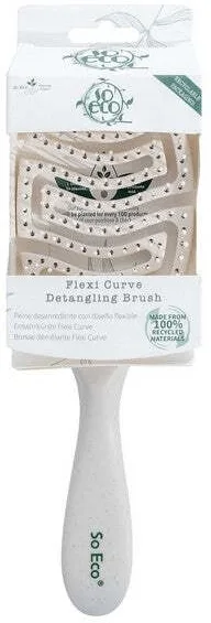 Щётка для волос So Eco Flexi Curve Detangling Hair Brush распутывающая, с гибким основанием, 1 шт