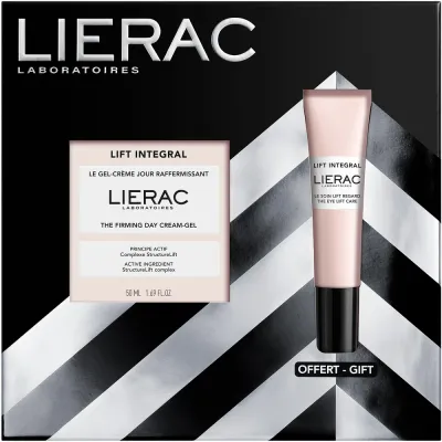 Мужской набор Lierac Homme гель-крем для лица крем для глаз и гель для душа для зрелой кожи 50+15+200 мл