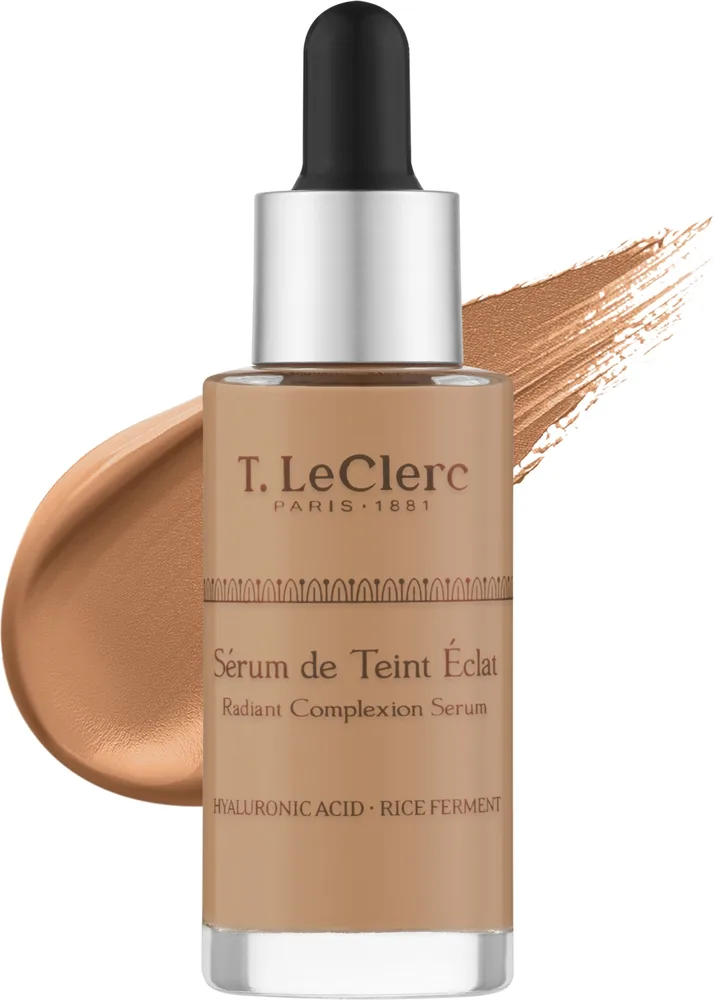 T. LeClerc Tonujące serum do twarzy - Тонирующая сыворотка T.LeClerc Radiant Complexion Serum сияющая, 30 г, оттенок 08 - Dune