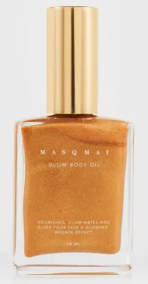 Сияющее масло для тела Masqmai Glow с аргановым маслом и сиянием