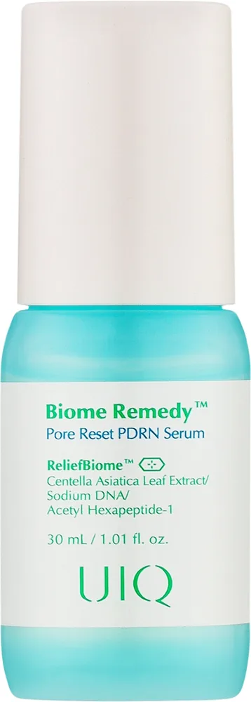 Сыворотка для лица UIQ Biome Remedy Pore Reset с PDRN, для сужения пор, 30 мл