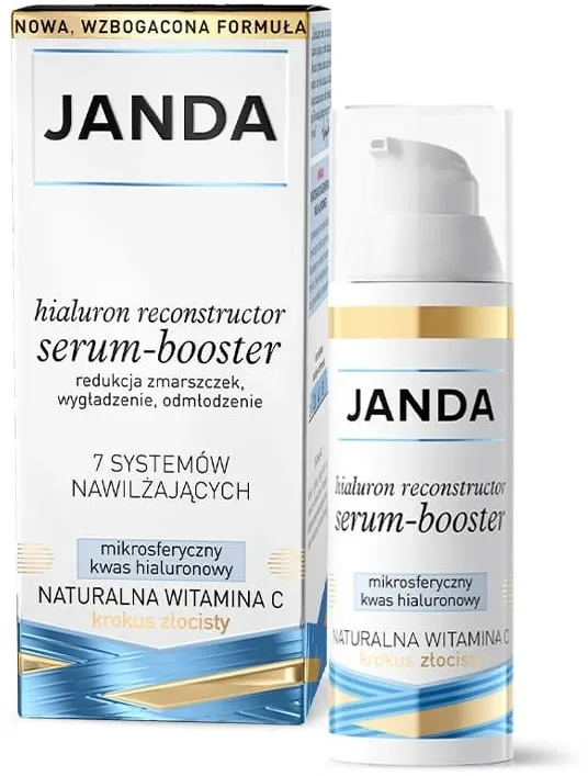 Сыворотка-бустер для лица Janda Hialuron Reconstructor с гиалуроновой кислотой, восстанавливающая, 30 мл