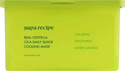 Успокаивающая охлаждающая тканевая маска Papa Recipe Real Centella Cica, 30 шт