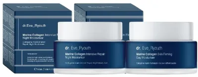 Набор для лица Dr. Eve_Ryouth Marine Collagen дневной и ночной крем с морским коллагеном для зрелой кожи 2x50 мл