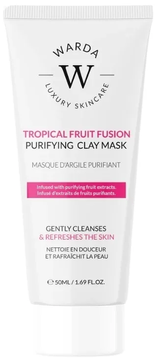 Очищающая глиняная маска для лица с тропическими фруктами Warda Tropical Fruit Fusion Purifying Clay Mask