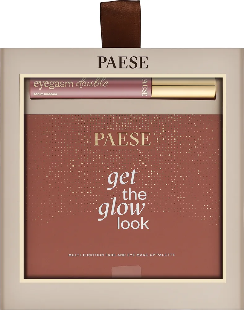 Набор для макияжа Paese Double Glow тушь для ресниц и многофункциональная палетка для лица и глаз 9 мл+16 г