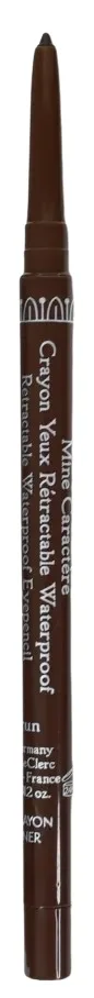 Карандаш для глаз T. LeClerc Character Mine Waterproof Eye Pencil водостойкий, со встроенной точилкой, 0,35 г, оттенок 02 - Brun