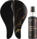 Набор Brazil Keratin Dtangler Deluxe термозащитный спрей с кератином 100 мл и расческа — фото 2