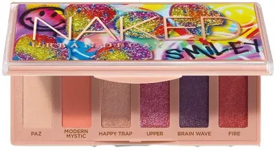 Палетка теней Urban Decay Naked x Smiley Mini Palette Mad Happy 6 оттенков