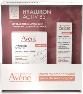 Набор Avene Hyaluron Activ B3 дневной крем для лица 50 мл и крем для области вокруг глаз 15 мл