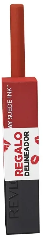 Набор Revlon ColorStay Suede Ink помада оттенок In Charge 2.55 г и автоматический карандаш для губ красный 0.28 г