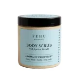 Fehu Fehu Body Scrub Aroma of Prosperity - Сахарный скраб для тела Aroma of Prosperity с абрикосовой пудрой, дерево и амбра, 400 г — фото 1
