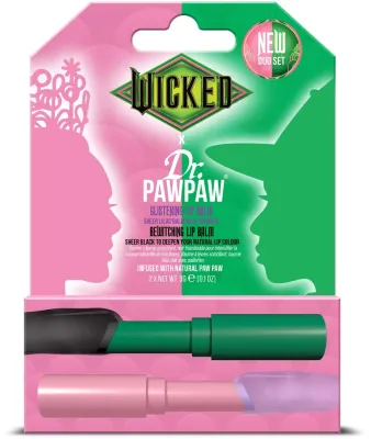 Набор бальзамов для губ Dr. Pawpaw x Wicked Bewitching и Glistening 2 шт по 3 г