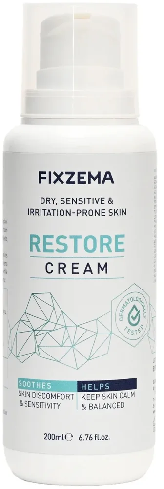 Крем для лица и тела OliveWay Fixzema Restore увлажняющий для чувствительной кожи 200 мл