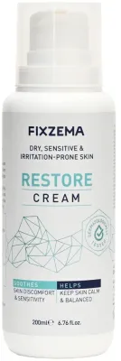Крем для лица и тела OliveWay Fixzema Restore увлажняющий для чувствительной кожи 200 мл