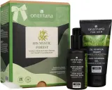 Мужской набор Orientana Mystic Forest гель для умывания и бальзам после бритья с бамбуком и фиолетовым рисом 150+75 мл — фото 1