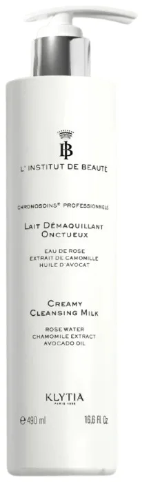 Молочко для лица Klytia Institut de Beauty Chronosoins Professionnels Creamy Cleansing Milk очищающее, кремовое, 490 мл