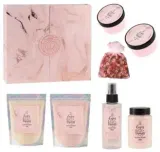 Набор для тела Aurora Spa Passion Fruit баттер скраб спрей и средства для ванны с ароматом маракуйи 7 предметов — фото 2