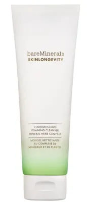Гель для умывания Bare Minerals Skinlongevity Cushion Cloud Foaming Cleanser деликатный, кремовая текстура, 120 мл