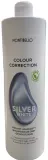 Шампунь для волос Montibello Colour Correction Silver White для седых и белых волос, нейтрализует жёлтый оттенок, 1000 мл — фото 1