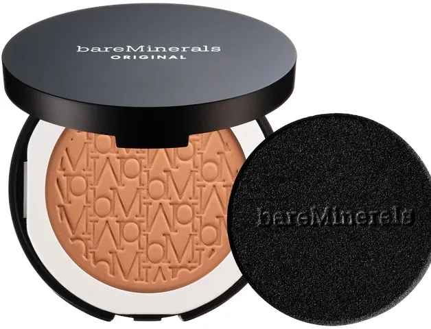 Компактная пудровая тональная основа Bare Minerals Mineral SPF 15 без талька, 9 г/ Бэйр Минералс, оттенок 21 - Neutral Tan