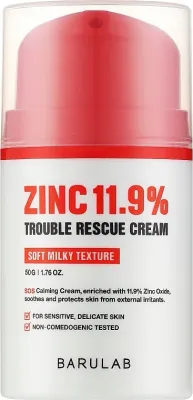 Крем для лица Barulab Zinc 11.9% для проблемной кожи 50 г