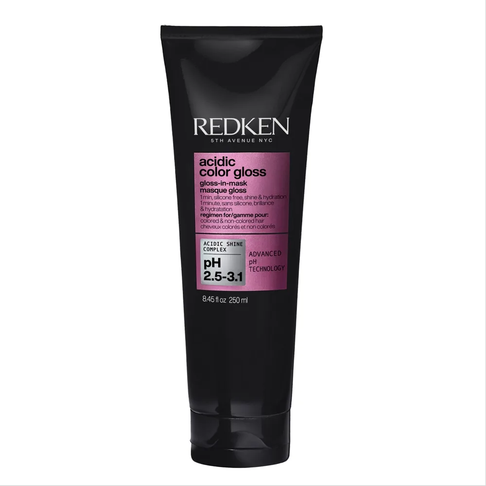 Маска для блеска окрашенных волос Redken Acidic Color Gloss, кислотный комплекс, глицерин, подсолнечное масло, за 1 минуту