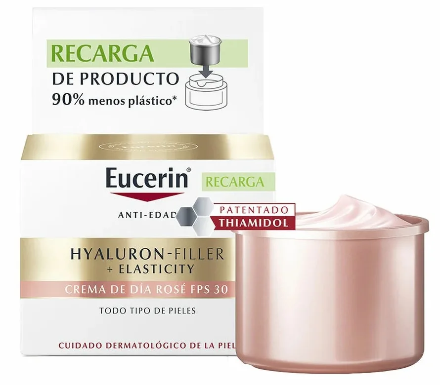 Крем для лица Eucerin Hyaluron-Filler + Elasticity Rose дневной SPF30 сменный блок 50 мл