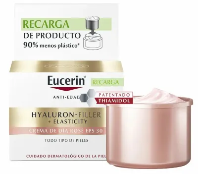 Крем для лица Eucerin Hyaluron-Filler + Elasticity Rose дневной SPF30 сменный блок 50 мл