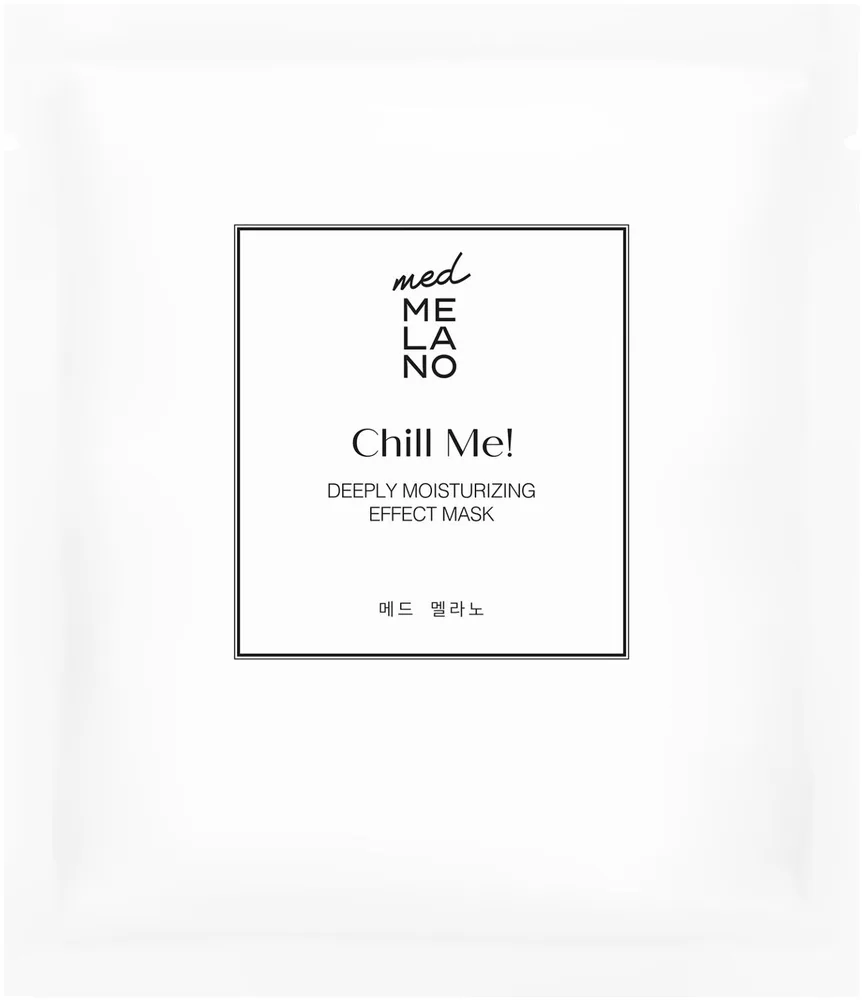 Увлажняющая охлаждающая тканевая маска MedMelano Chill Me! с центеллой, 25,5 г