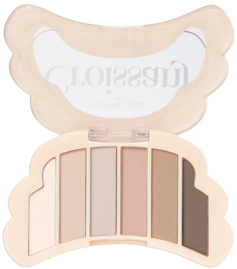 Палетка теней для век Vivienne Sabo Croissant Eyeshadow Palette 6 оттенков, оттенок 01