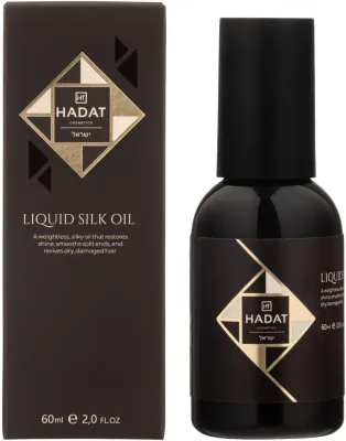 Разглаживающее масло для волос с протеинами Hadat Cosmetics Liquid Silk Oil
