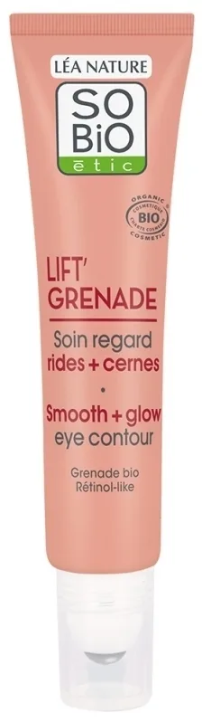 Крем для кожи вокруг глаз So'Bio Etic Smooth+Glow Eye Contour 15 мл
