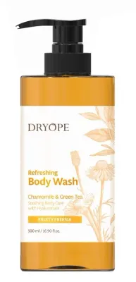 Dryope Dryope Fruity Freesia Refreshing Body Wash - Освежающий гель для душа Ромашка и зелёный чай, аромат Фруктовая фрезия, 500 мл