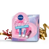 Набор бальзамов для губ NIVEA Love Essential три бальзама ночной ежевичный и 3x4.8 г/ Нивея — фото 2