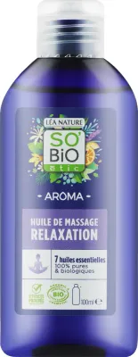 Расслабляющее масло для массажа So'Bio Etic Aroma с эфирными маслами
